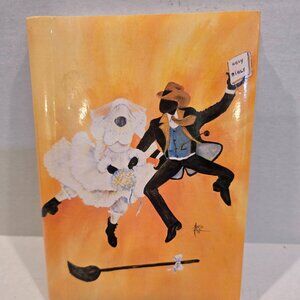 "Jumping the Broom" cushion hard cover Journal Spiral Bound Lined Paper 1995 NEW